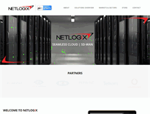 Tablet Screenshot of netlogix.co.za