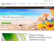 Tablet Screenshot of it-training.netlogix.de